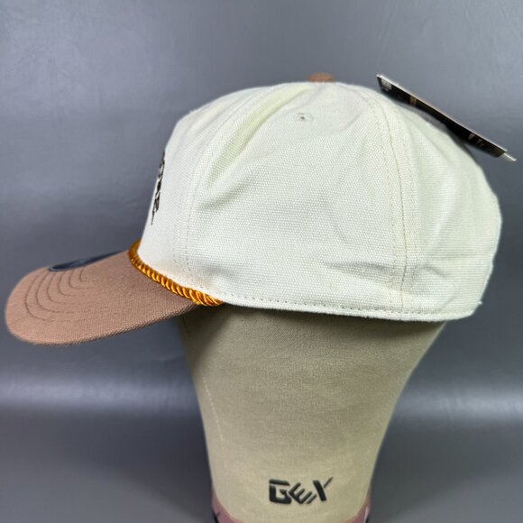 Yellowstone Ranch Hat Snapback Rope Brim Tan Brown Cowboy Paramount TV NWT *READ - Picture 4 of 12